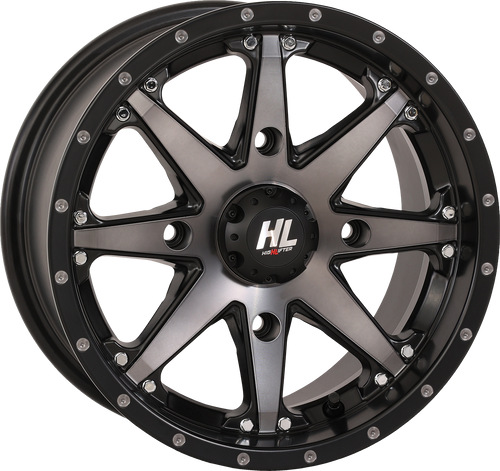 Wheel - HL10 - Front/Rear - Matte Black/Smoke - 14x7 - 4/156 - 5+2 (+30 mm)