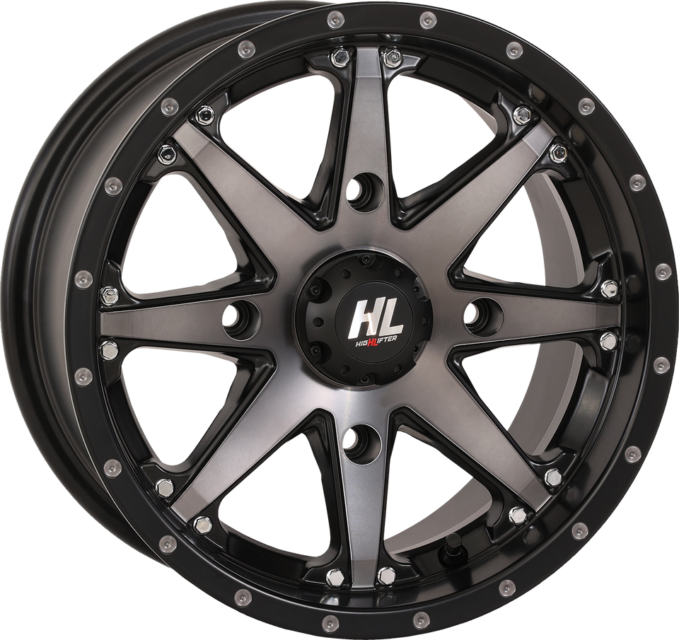Wheel - HL10 - Front/Rear - Matte Black/Smoke - 14x7 - 4/156 - 5+2 (+30 mm)