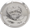 Live to Ride Derby Cover - 5-Hole - Chrome - Lutzka's Garage