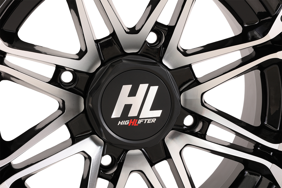 Wheel - HL3 - Rear - Gloss Black w/Machined - 14x7 - 4/110 - 2+5 (-47 mm)