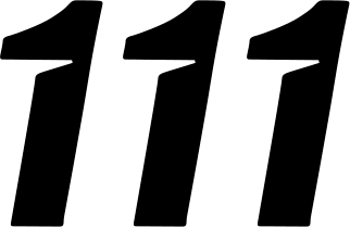 Slash Number Plate - #1 - Black - 4" - Lutzka's Garage