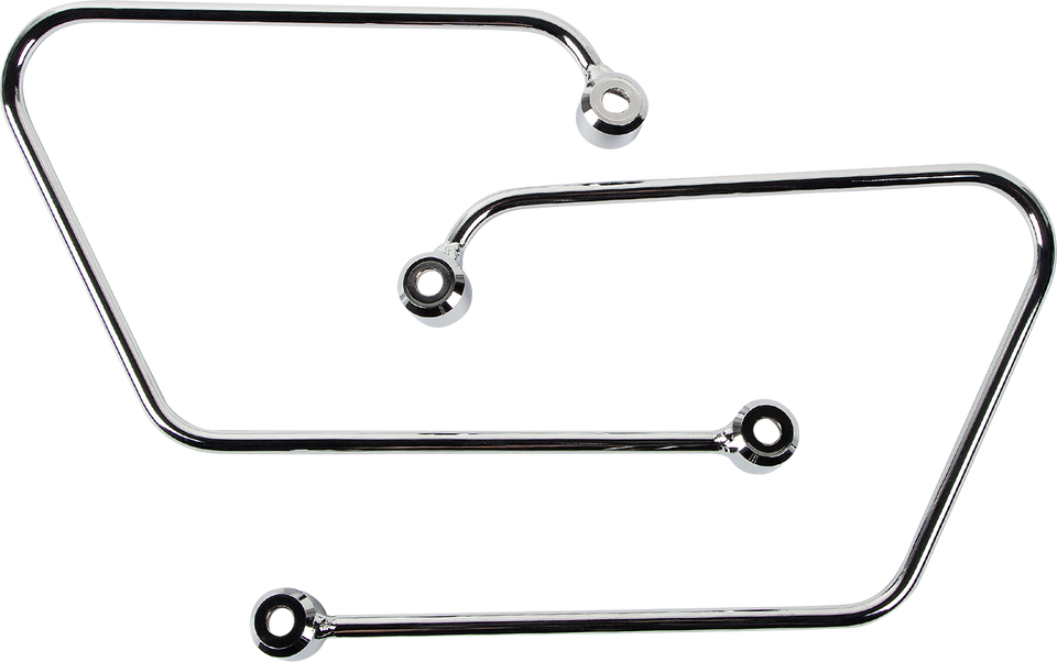 Saddlebag Supports - Chrome - Suzuki/Kawasaki - Lutzka's Garage