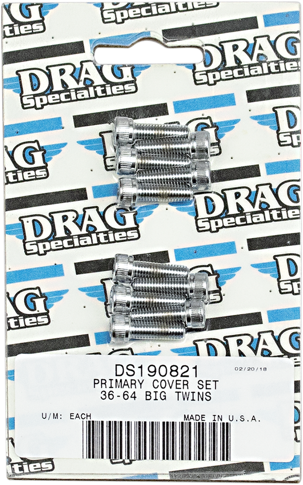 Socket Head Primary Cover Bolts - Big Twin 36-64