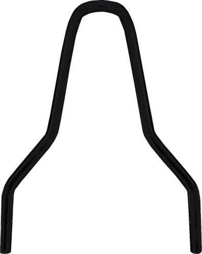 Round Sissy Bar - Black - 9.88