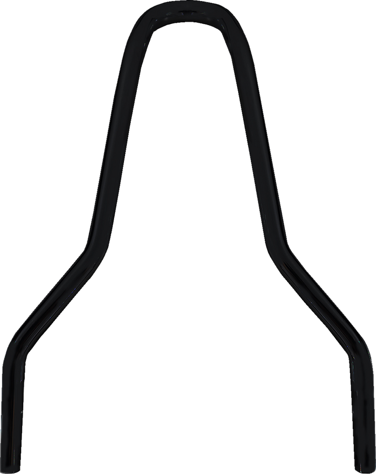 Round Sissy Bar - Black - 9.88"H - Lutzka's Garage