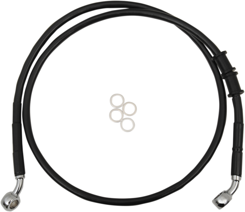 Brake Line - Front - +8" - Black - XL - Lutzka's Garage