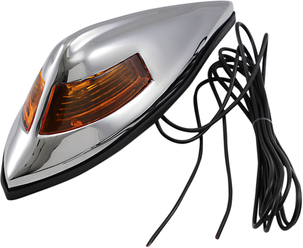 Nostalgia Front Fender Light - Amber - Lutzka's Garage