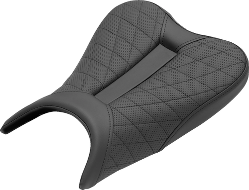 Track Seat - Lattice Stitch - Black - Ninja 400 18-22 - Lutzka's Garage