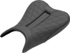 Track Seat - Lattice Stitch - Black - Ninja 400 18-22 - Lutzka's Garage