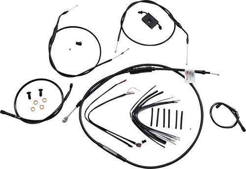 Handlebar Cable and Brake Line Kit - Extended - Sportsters - 14