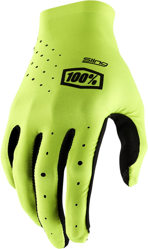 Sling MX Gloves - Fluorescent Yellow - Small - Lutzka's Garage