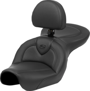 Roadsofa™ Seat - Black Stitch - with Backrest - FXD 04-05