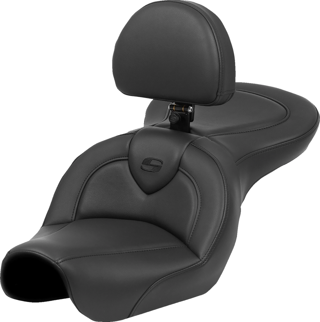 Roadsofa™ Seat - Black Stitch - with Backrest - FXD 04-05