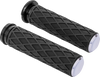 Grips - Diamond - TBW - Chrome - Lutzka's Garage