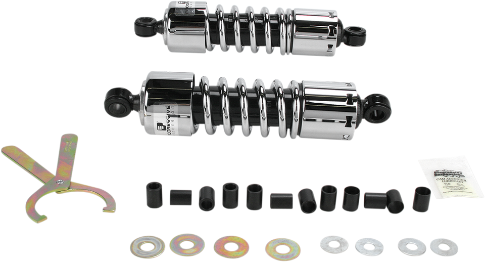 Shocks - 412 Cruiser Series - Chrome - 11" - Standard - Lutzka's Garage