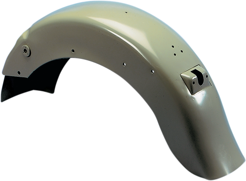 Smooth Rear Fender - with Taillight Mount/No Turn Signal Mount Indents - Steel - Lutzka's Garage