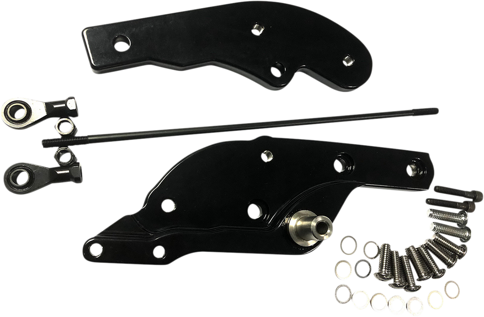 Forward Control Extensions - Black - Softail - Lutzka's Garage