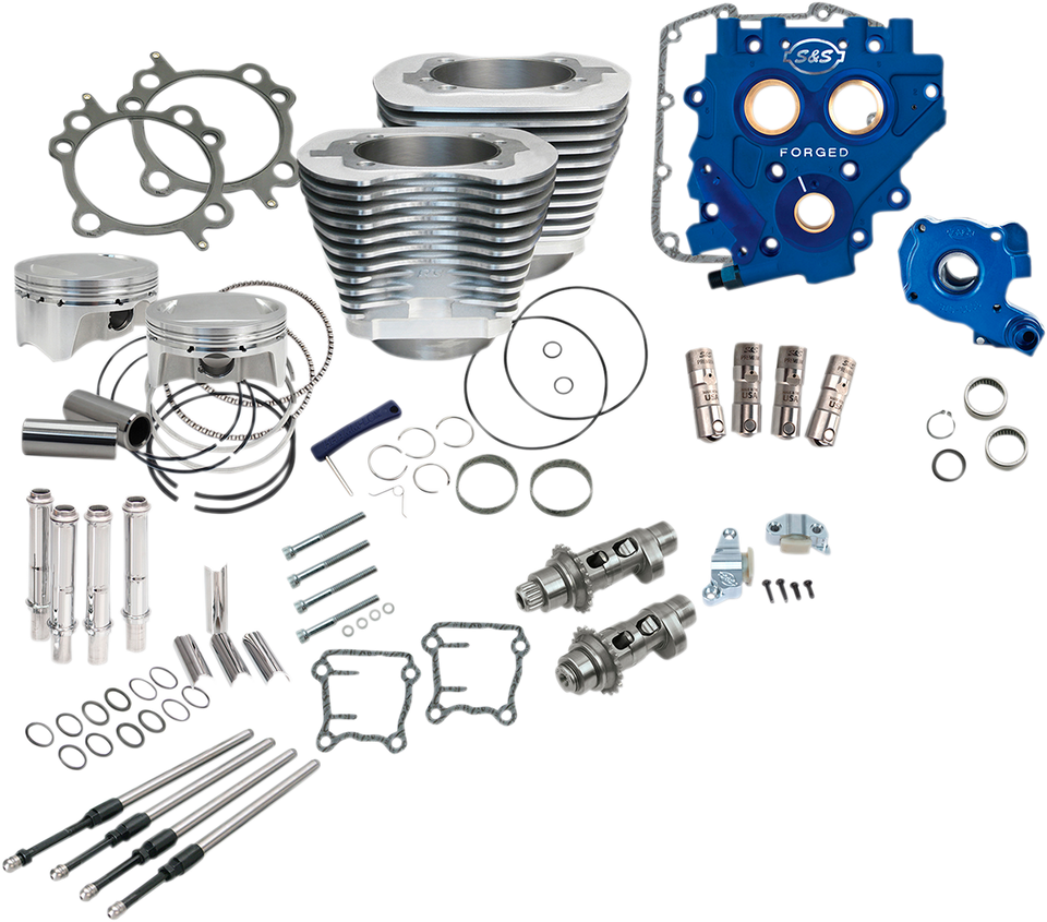 110" Power Package Performance Kit - Chain Drive - Silver - Lutzka's Garage