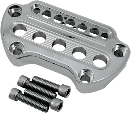 Clamp - Instrument Cutout - Chrome - Lutzka's Garage