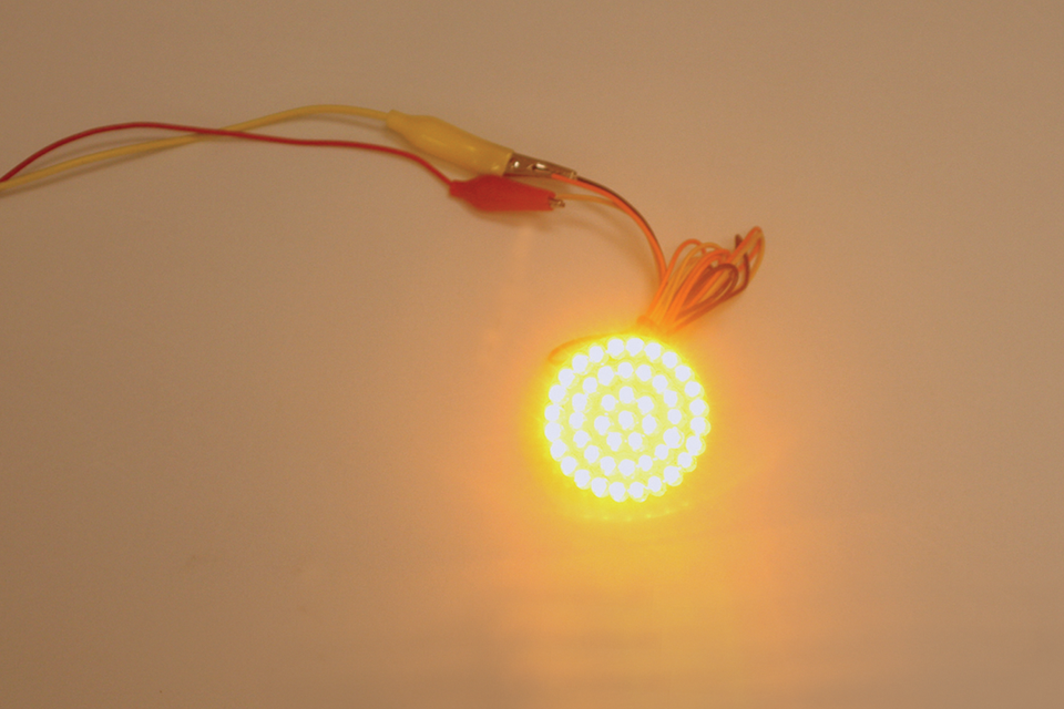 1.8" Universal LED Cluster - Amber - Lutzka's Garage