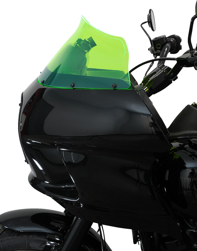 Kolor Flare Windshield - 9" - Green Ice - FXRP