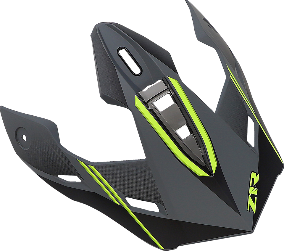 Range Visor Kit - Bladestorm - Gray/Black/Hi-Viz Yellow - Lutzka's Garage