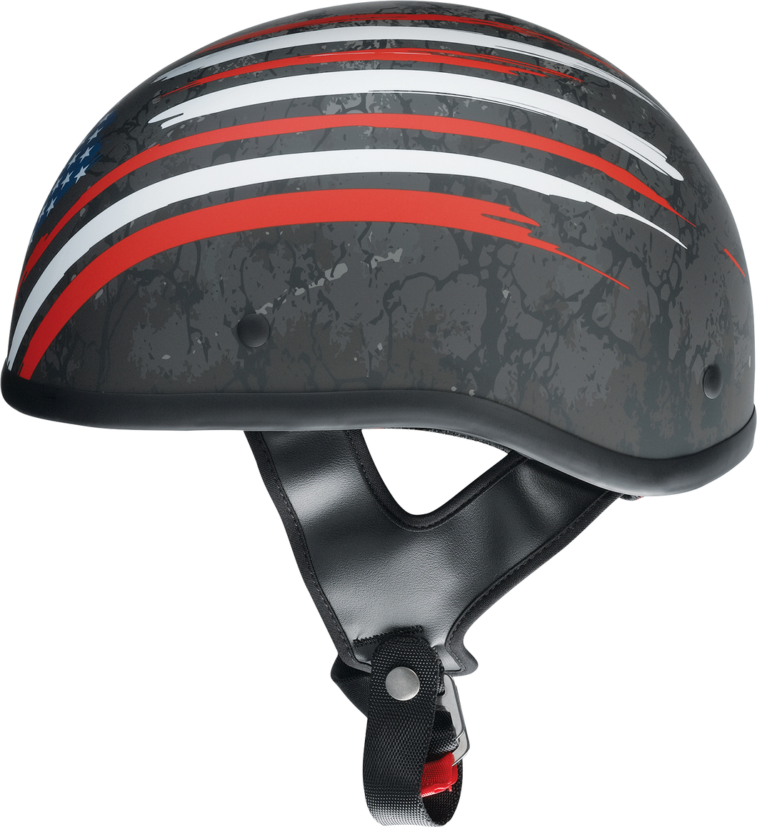 CC Beanie Helmet - Justice - Black/Red/White/Blue - Small - Lutzka's Garage