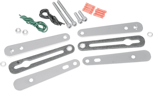 Turn Signal Relocation Kit - Dyna - Chrome - Lutzka's Garage