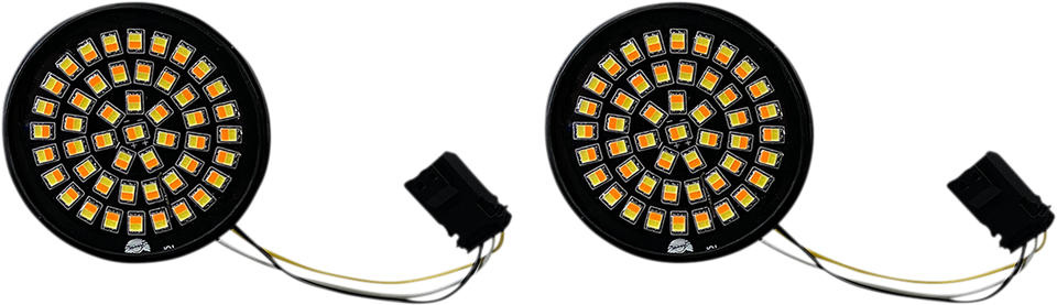 LED Turn Signal Insert - Amber/White - CVO - Lutzka's Garage