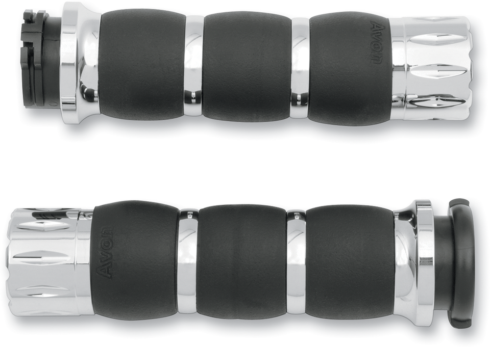 Grips - Rival Velvet Air - Chrome - Lutzka's Garage
