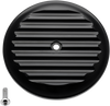 Finned Air Cleaner Cover - Black - Lutzka's Garage