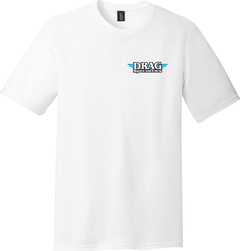 Drag Specialties Slim T-Shirt - White - Medium - Lutzka's Garage