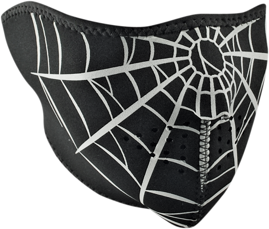 Half Mask - Spider Web