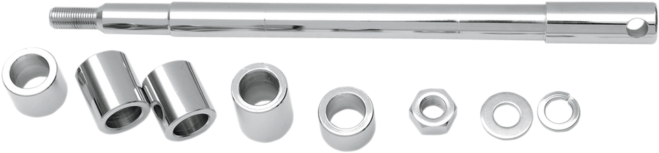 Axle Kit - Front - Chrome - 86-99 FLST - Lutzka's Garage