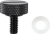 Seat Knob - Black - Slotted - 1/4-20 - Lutzka's Garage