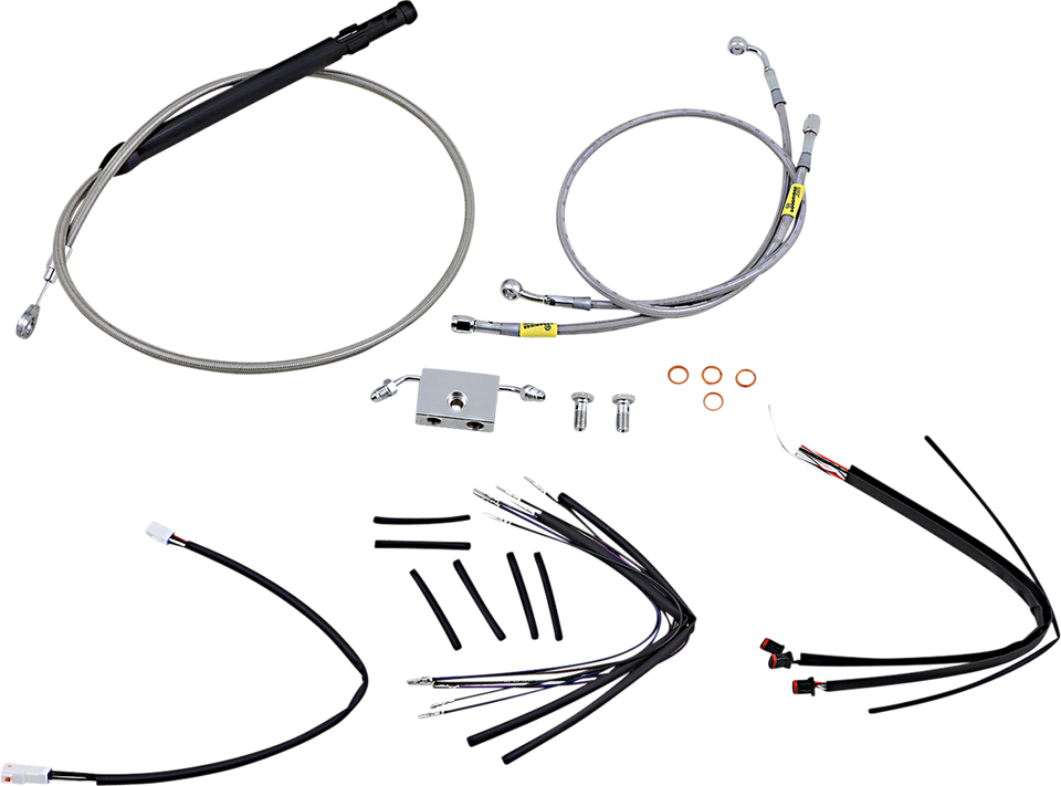 Control Kit - 14" Gorilla Handlebars - Stainless