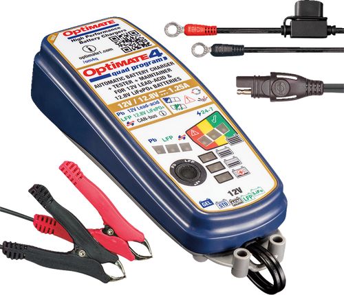 Battery Charger/Maintainer - OptiMate 4 - Quad Program