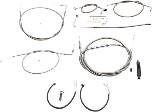 Handlebar Cable/Brake Line Kit - Complete - 15