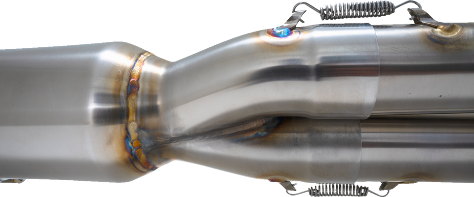 Hi-Output RR Exhaust System - Brushed