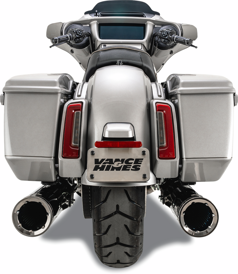 Hi-Output Slip-On Mufflers - Dark Chrome - 4-1/2"
