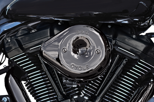 Stealth Teardrop Air Cleaner Cover - M8 - Lava Chrome