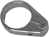 Cable Clamp - Single Throttle/Idle - 1-1/8" - Chrome - Lutzka's Garage
