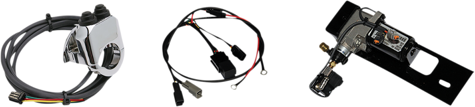 AIR-A FL Adjustable AIR Suspension - Chrome Handlebar Control - FL