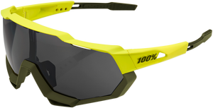 Speedtrap Sunglasses - Yellow - Black Mirror Lens - Lutzka's Garage