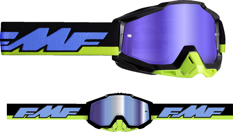 PowerBomb Goggles - Talladega - Blue Mirror - Lutzka's Garage