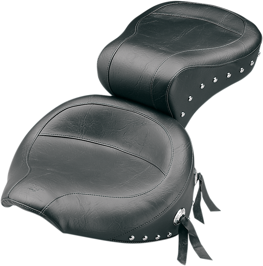 Wide Studded Touring Seat - Softail 84-99