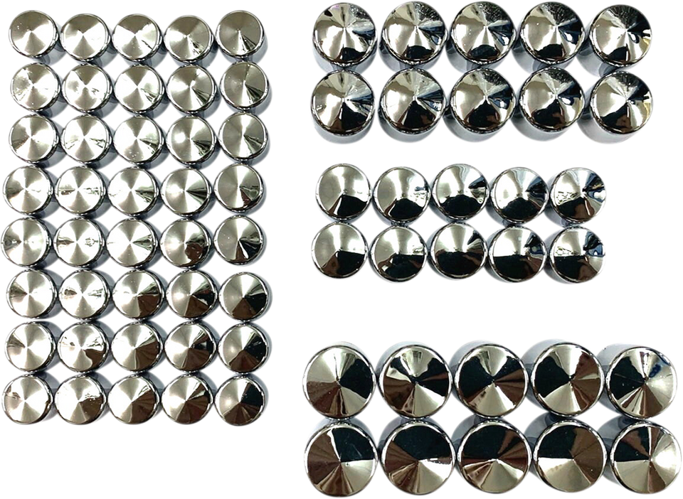 Engine Bolt Covers - Chrome - M8 - Lutzka's Garage