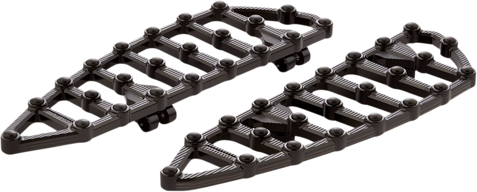 MX Driver Floorboards - Black - Lutzka's Garage