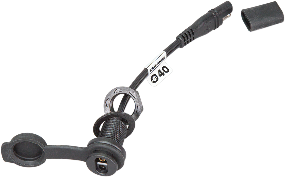 Weatherproof SAE Thin Panel Mount Socket O-40 - Short