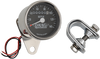 2.4" MPH Mini LED Mechanical Speedometer/Indicators - Chrome Housing - Black Face - 1:1 - Lutzka's Garage